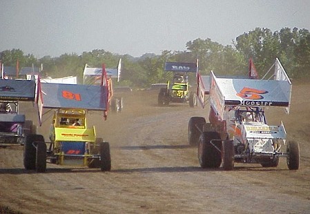 A PACK OF SPRINTCARS
