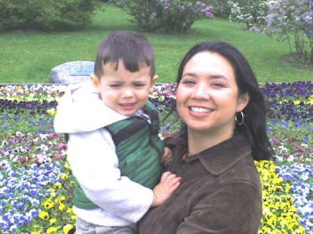 Daughter Jeannie and my grandson Andy