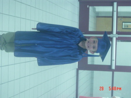 Izaiah at his Kindergarden Graduation