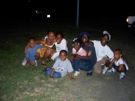 Ta'Nisha's dinner ( grandchildren and nephew)