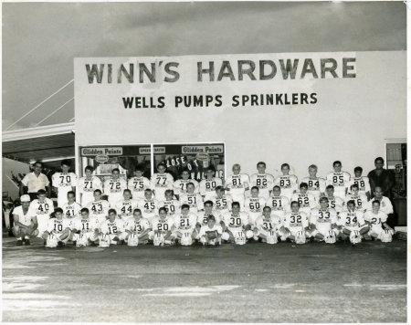 1966 Hialeah 115 lb Optimist Team Photo