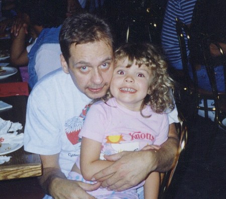 My daughter Sara Sue and I in 1998