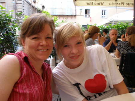 Bea and Alise...Rome 2009