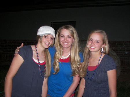 Kelsey, Kristan and Brittany