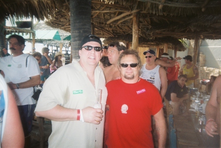 Me and Michael Anthony in Mazatlan