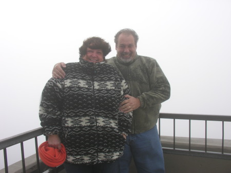 Lori & I on Mt Washington NH