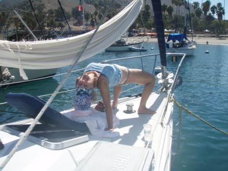 Yoga on a Boat!