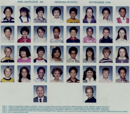 Sharon Shook's album, Elementary school pictures