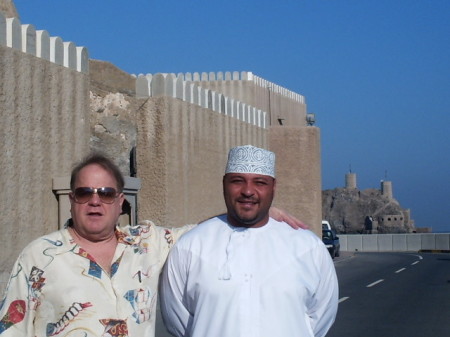 Michael with Al-Taque in Muscat Fort
