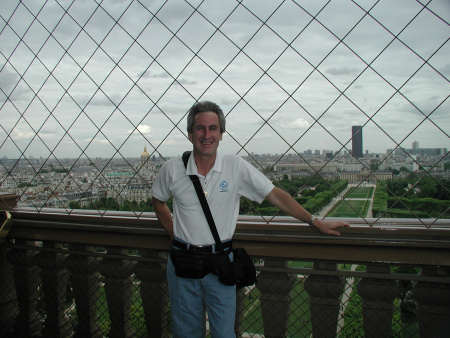Top of the Eiffel Tower in Paris