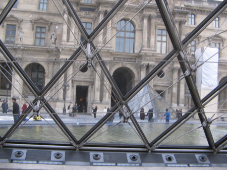 Inside the Lourve in Paris