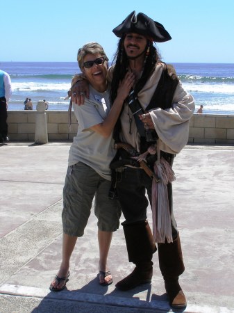 Me and Captain Jack Sparrow May 2008
