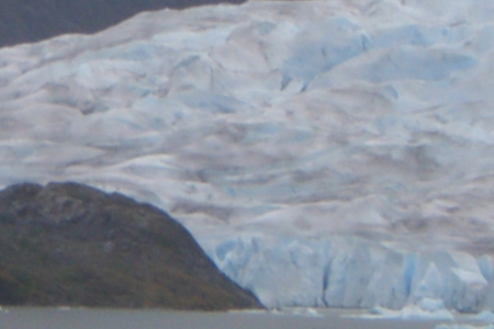 Mendenhall Glacier in Juneau Alaska