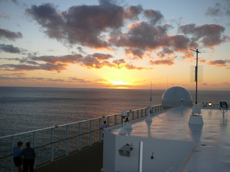 Cruise Ship Sunrise