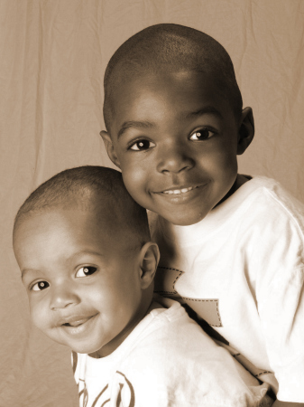 My nephews Lavell 2 and Lee 4.