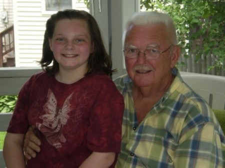 My daughter Kelly and my father, 2008.