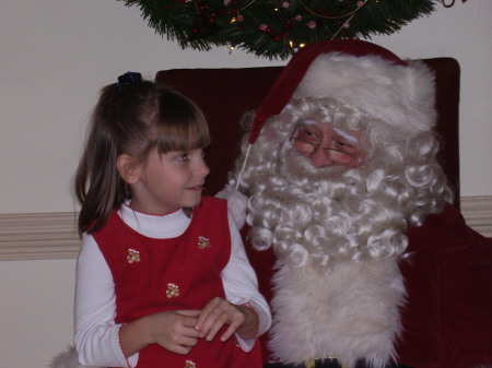 April and Santa Clause 2007