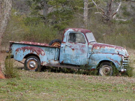 My old 1949 Chevy truck I used to drive.