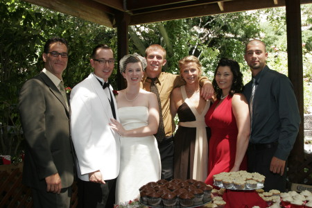 My family at our daughter RAchel's wedding two