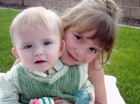 My grandchildren, Cameron & Cassidy.