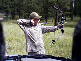 Son w/ his bow