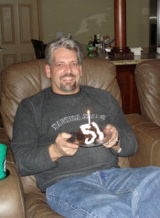 My husband, Greg, December 2008.