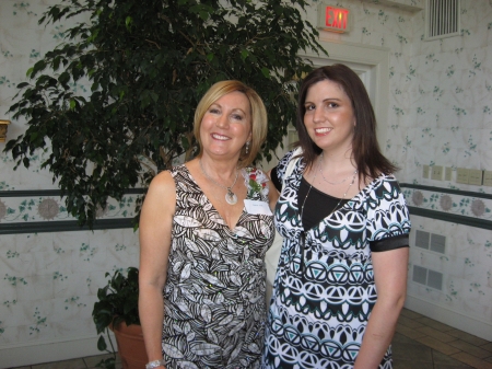 Ashley and I at my retirement dinner