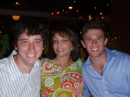 My 2 sons Andy and Ben In Aruba last Dec