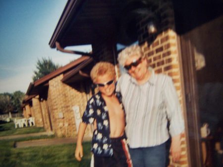 Robert and Grandma 6/13/2004