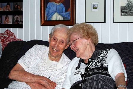 Dad (98) and Helen - his sister 92