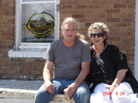 cheryl and jeff on the dock