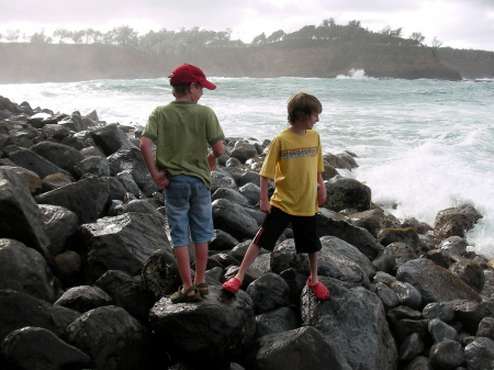 The boys during our 2009 Hawaii trip