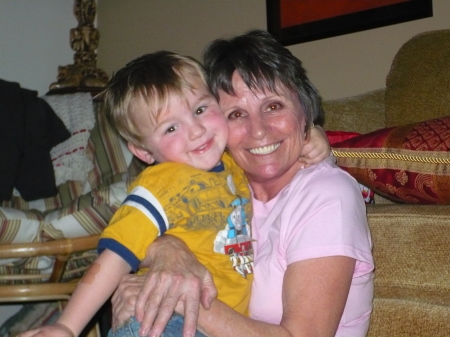 grandma and grandson. Liam