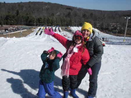 Family day snow tubing w/Franz Khlammer