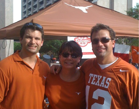 My Favorite Men and Longhorns, my sons!