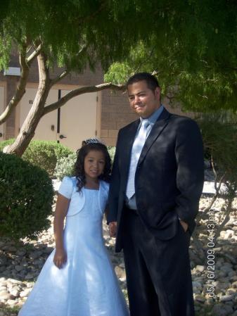 Our Son Michael & his daughter Sariah, May 09