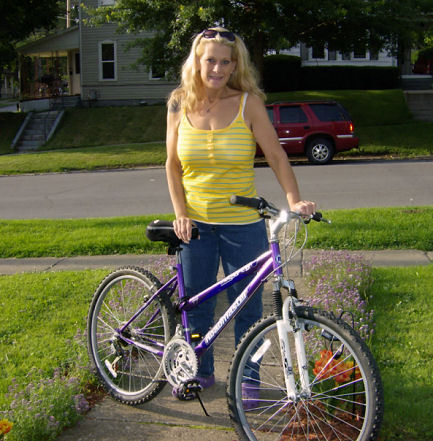 Biking on a great sunny day