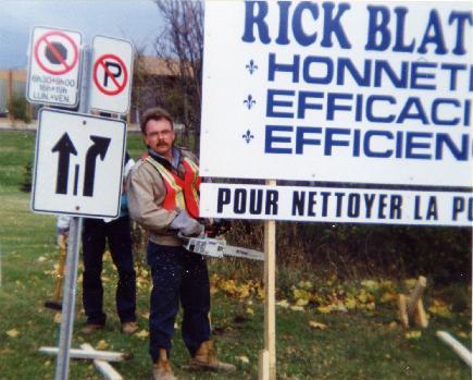 "Democracy" in Laval, Quebec, Canada.