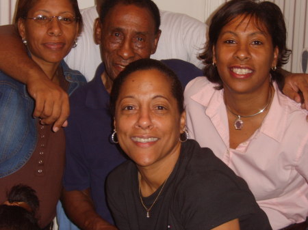 Top Left: Sister Jodi, Dad, Sister Tara and Me