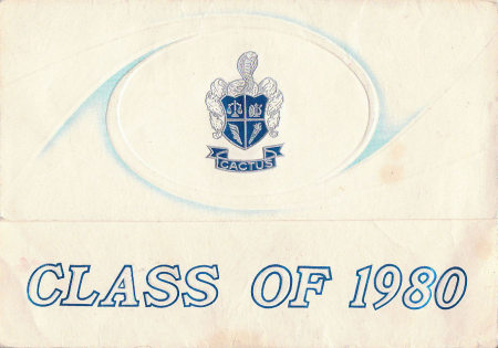1980 Graduation Announcement