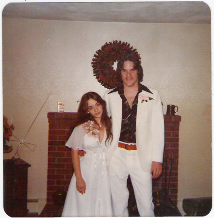 Sally my wife, 1976, her prom