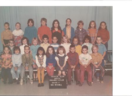 1973-74 Francis Elementary 1 Grade Class