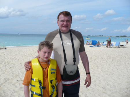 Eric and me at Cayman Islands