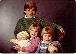 Jim & Lynn 3 Children in 1984