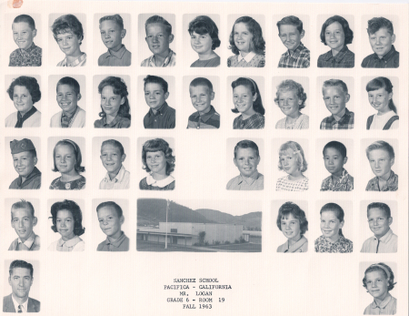 Sanchez School 1963/1964 Grade 6