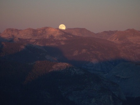 Full Moon from Sentinel Dome at 8,400ft