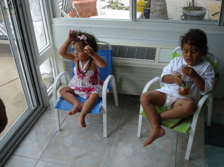 Grandchildren Makena & Kai