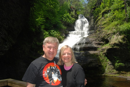 Jack & Lorri at Dingman Falls, Poconos