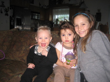 Evie, Asia and Jacy~My grandaughters