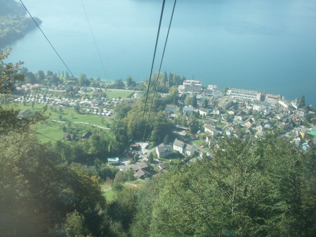 View from the cable car